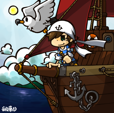イラスト 船乗り 冒険心